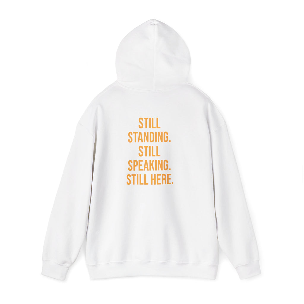 MOTIVATIONAL HOODIE- The Making of a Moment™ Unisex Heavy Blend Hoodie – Signature Gold & Black