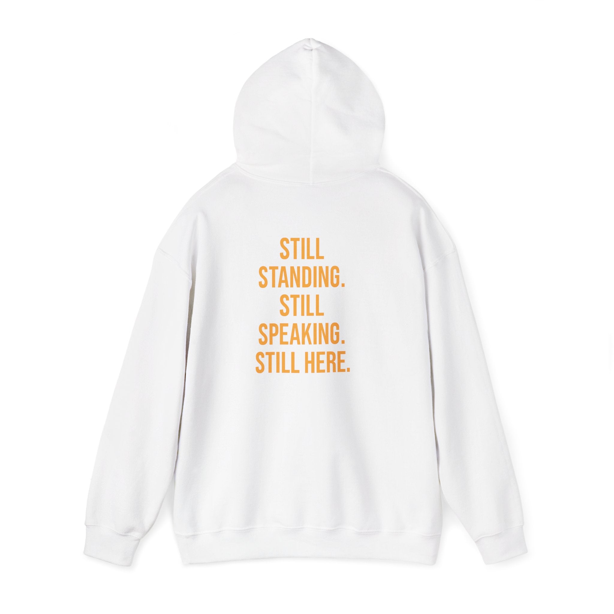 MOTIVATIONAL HOODIE- The Making of a Moment™ Unisex Heavy Blend Hoodie – Signature Gold & Black