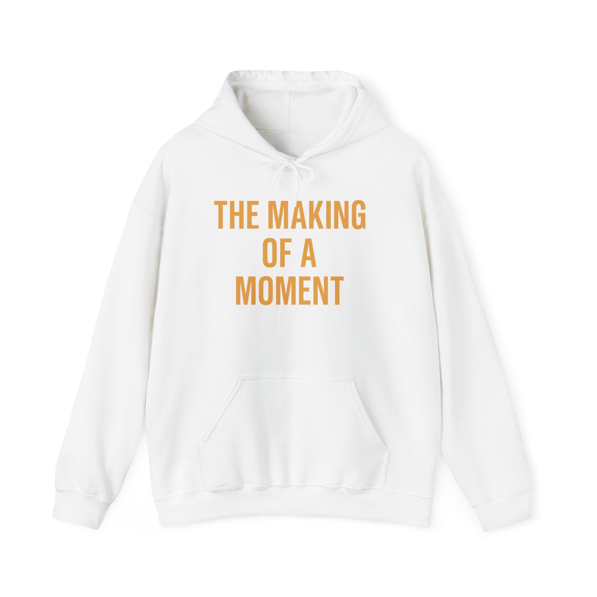 MOTIVATIONAL HOODIE- The Making of a Moment™ Unisex Heavy Blend Hoodie – Signature Gold & Black